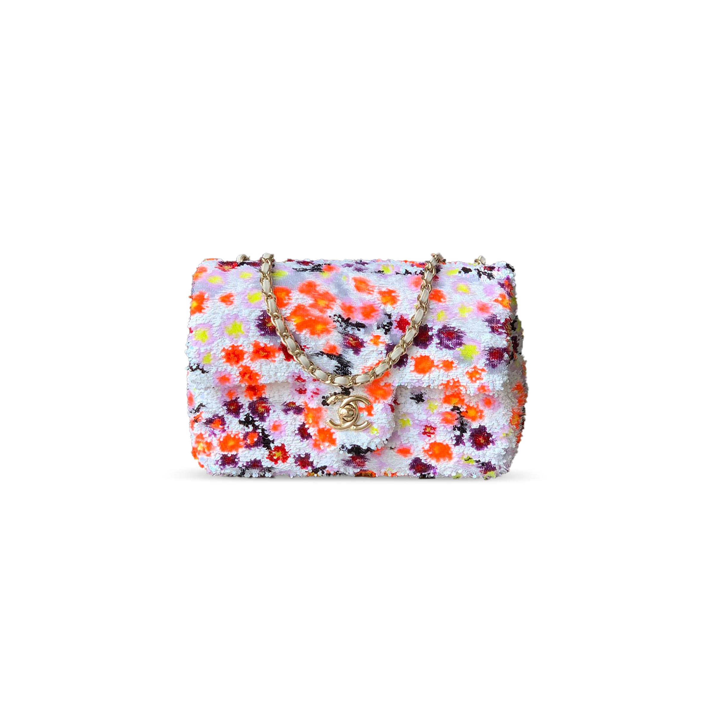 Ch*el rectangular mini flap bag 296362 (20*12*6cm)